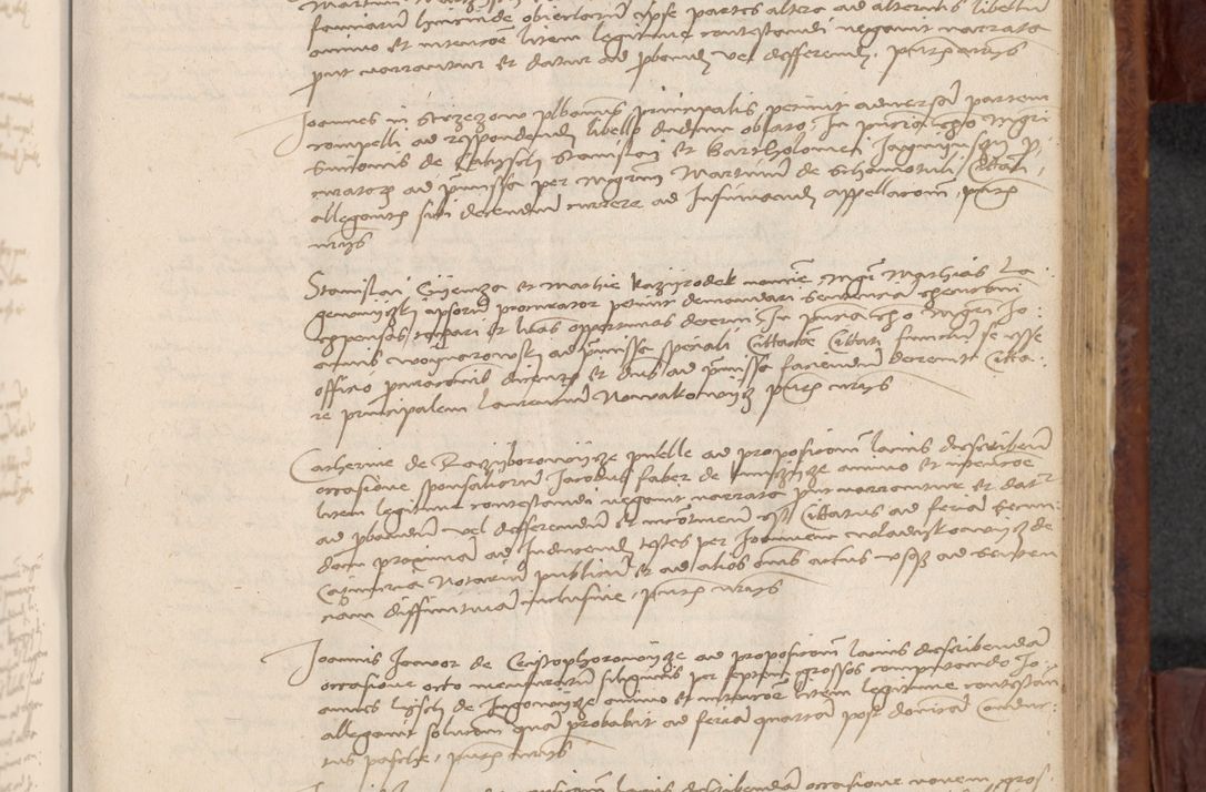 Zdjęcie nr 734 dla obiektu archiwalnego: In nomine Domini. Amen. Sub anno eiusdem Domini millesimo quingentesimo vigesimo, indicione octava, pontificatus sanctissimi in Christo patris et domini nostri domini Leonis divina providencia pape decimi moderni anno ad 19 Marcii durante septimo, acta actorum coram venerabili viro domino Thoma Rosznowski canonico et officiali generali Cracoviensi felicibus, sideribus continuantur atque exordium capiunt et Dii faveant ceptis