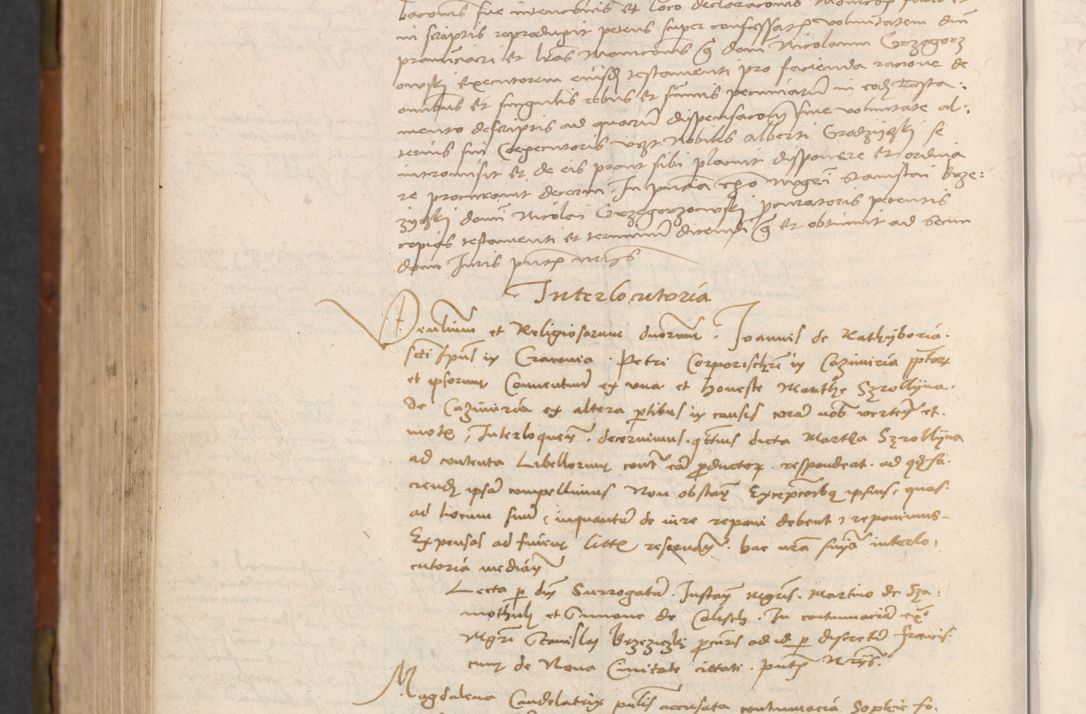 Zdjęcie nr 729 dla obiektu archiwalnego: In nomine Domini. Amen. Sub anno eiusdem Domini millesimo quingentesimo vigesimo, indicione octava, pontificatus sanctissimi in Christo patris et domini nostri domini Leonis divina providencia pape decimi moderni anno ad 19 Marcii durante septimo, acta actorum coram venerabili viro domino Thoma Rosznowski canonico et officiali generali Cracoviensi felicibus, sideribus continuantur atque exordium capiunt et Dii faveant ceptis