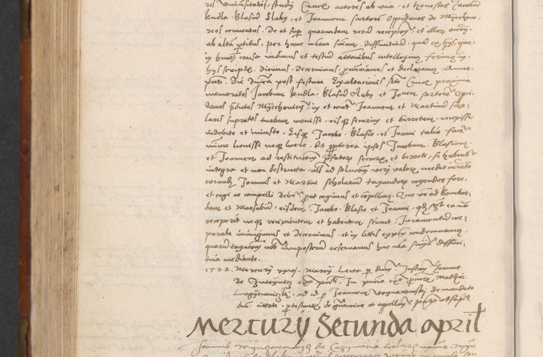 Zdjęcie nr 727 dla obiektu archiwalnego: In nomine Domini. Amen. Sub anno eiusdem Domini millesimo quingentesimo vigesimo, indicione octava, pontificatus sanctissimi in Christo patris et domini nostri domini Leonis divina providencia pape decimi moderni anno ad 19 Marcii durante septimo, acta actorum coram venerabili viro domino Thoma Rosznowski canonico et officiali generali Cracoviensi felicibus, sideribus continuantur atque exordium capiunt et Dii faveant ceptis