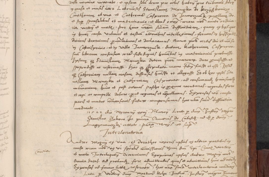 Zdjęcie nr 722 dla obiektu archiwalnego: In nomine Domini. Amen. Sub anno eiusdem Domini millesimo quingentesimo vigesimo, indicione octava, pontificatus sanctissimi in Christo patris et domini nostri domini Leonis divina providencia pape decimi moderni anno ad 19 Marcii durante septimo, acta actorum coram venerabili viro domino Thoma Rosznowski canonico et officiali generali Cracoviensi felicibus, sideribus continuantur atque exordium capiunt et Dii faveant ceptis