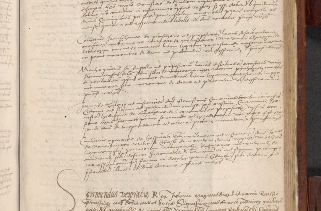 Zdjęcie nr 716 dla obiektu archiwalnego: In nomine Domini. Amen. Sub anno eiusdem Domini millesimo quingentesimo vigesimo, indicione octava, pontificatus sanctissimi in Christo patris et domini nostri domini Leonis divina providencia pape decimi moderni anno ad 19 Marcii durante septimo, acta actorum coram venerabili viro domino Thoma Rosznowski canonico et officiali generali Cracoviensi felicibus, sideribus continuantur atque exordium capiunt et Dii faveant ceptis