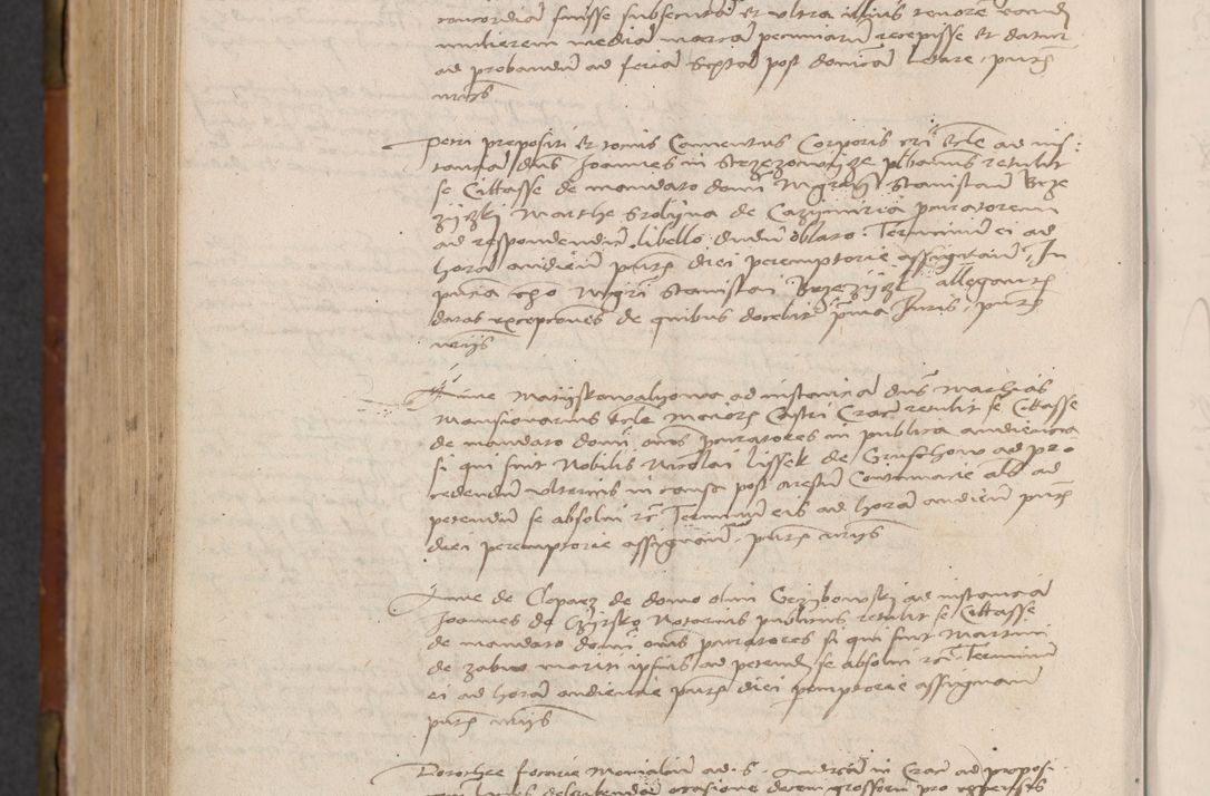 Zdjęcie nr 709 dla obiektu archiwalnego: In nomine Domini. Amen. Sub anno eiusdem Domini millesimo quingentesimo vigesimo, indicione octava, pontificatus sanctissimi in Christo patris et domini nostri domini Leonis divina providencia pape decimi moderni anno ad 19 Marcii durante septimo, acta actorum coram venerabili viro domino Thoma Rosznowski canonico et officiali generali Cracoviensi felicibus, sideribus continuantur atque exordium capiunt et Dii faveant ceptis