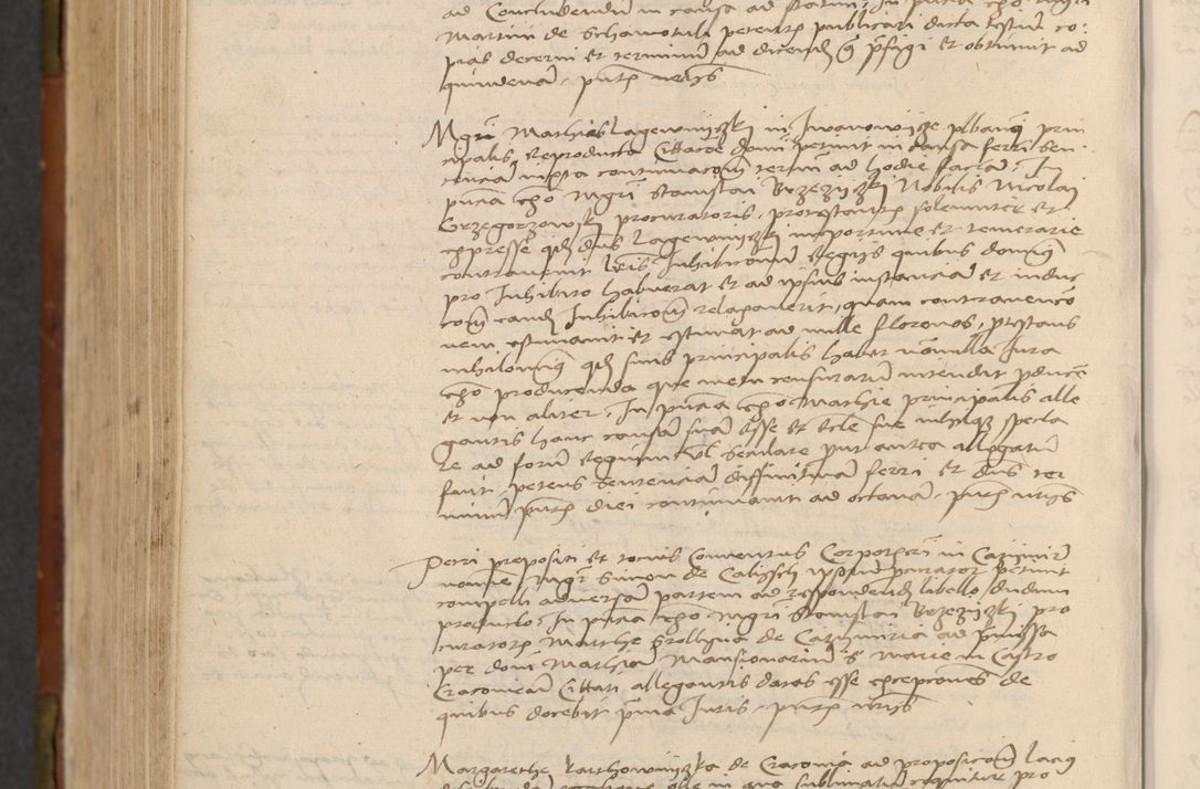Zdjęcie nr 703 dla obiektu archiwalnego: In nomine Domini. Amen. Sub anno eiusdem Domini millesimo quingentesimo vigesimo, indicione octava, pontificatus sanctissimi in Christo patris et domini nostri domini Leonis divina providencia pape decimi moderni anno ad 19 Marcii durante septimo, acta actorum coram venerabili viro domino Thoma Rosznowski canonico et officiali generali Cracoviensi felicibus, sideribus continuantur atque exordium capiunt et Dii faveant ceptis