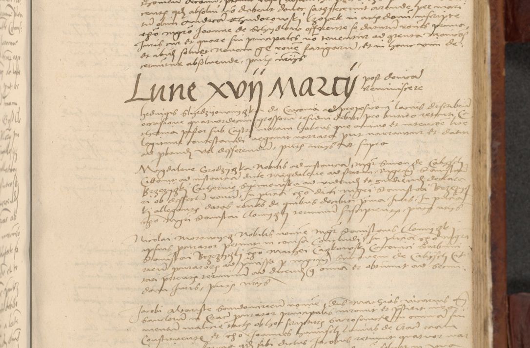 Zdjęcie nr 698 dla obiektu archiwalnego: In nomine Domini. Amen. Sub anno eiusdem Domini millesimo quingentesimo vigesimo, indicione octava, pontificatus sanctissimi in Christo patris et domini nostri domini Leonis divina providencia pape decimi moderni anno ad 19 Marcii durante septimo, acta actorum coram venerabili viro domino Thoma Rosznowski canonico et officiali generali Cracoviensi felicibus, sideribus continuantur atque exordium capiunt et Dii faveant ceptis