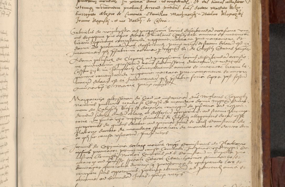 Zdjęcie nr 702 dla obiektu archiwalnego: In nomine Domini. Amen. Sub anno eiusdem Domini millesimo quingentesimo vigesimo, indicione octava, pontificatus sanctissimi in Christo patris et domini nostri domini Leonis divina providencia pape decimi moderni anno ad 19 Marcii durante septimo, acta actorum coram venerabili viro domino Thoma Rosznowski canonico et officiali generali Cracoviensi felicibus, sideribus continuantur atque exordium capiunt et Dii faveant ceptis