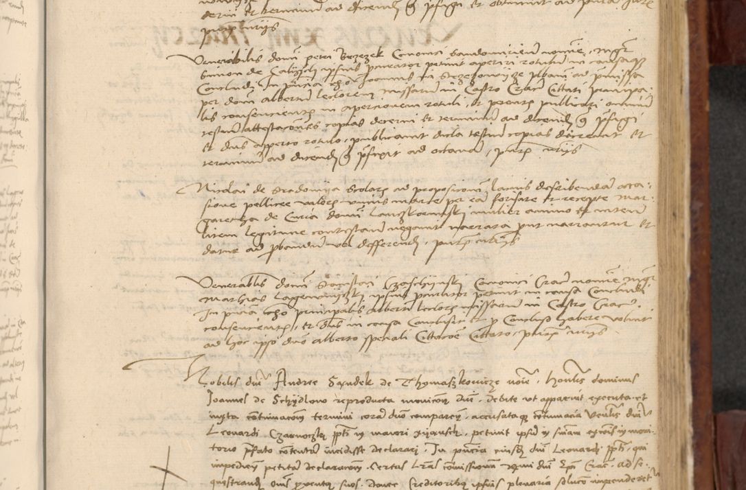 Zdjęcie nr 694 dla obiektu archiwalnego: In nomine Domini. Amen. Sub anno eiusdem Domini millesimo quingentesimo vigesimo, indicione octava, pontificatus sanctissimi in Christo patris et domini nostri domini Leonis divina providencia pape decimi moderni anno ad 19 Marcii durante septimo, acta actorum coram venerabili viro domino Thoma Rosznowski canonico et officiali generali Cracoviensi felicibus, sideribus continuantur atque exordium capiunt et Dii faveant ceptis