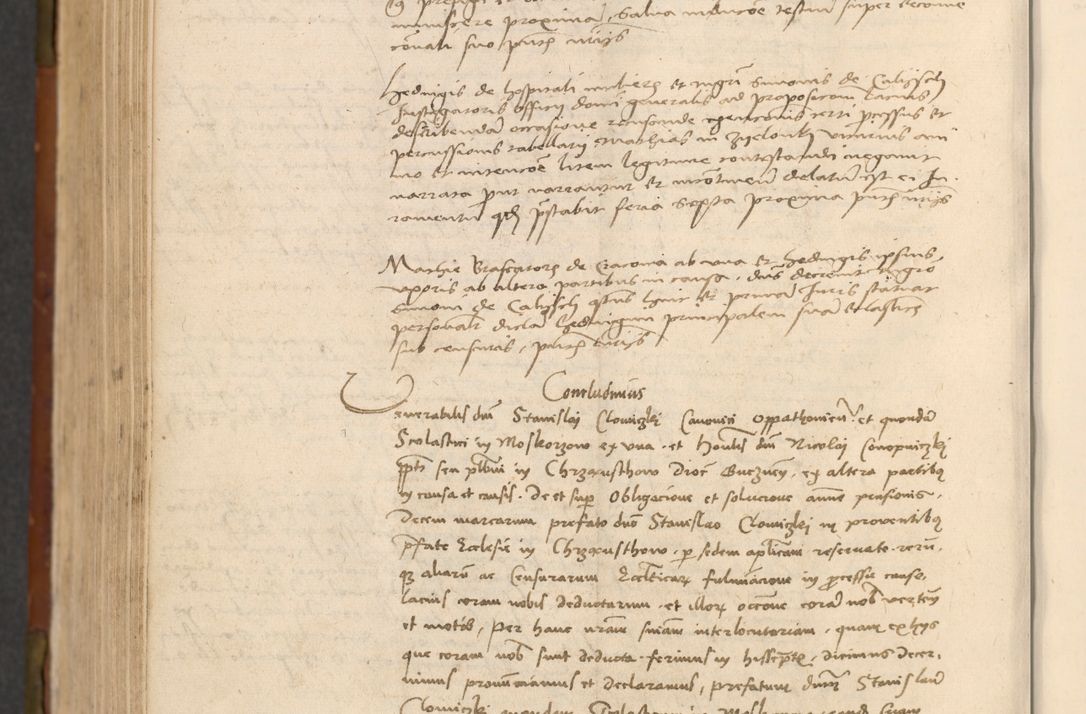 Zdjęcie nr 691 dla obiektu archiwalnego: In nomine Domini. Amen. Sub anno eiusdem Domini millesimo quingentesimo vigesimo, indicione octava, pontificatus sanctissimi in Christo patris et domini nostri domini Leonis divina providencia pape decimi moderni anno ad 19 Marcii durante septimo, acta actorum coram venerabili viro domino Thoma Rosznowski canonico et officiali generali Cracoviensi felicibus, sideribus continuantur atque exordium capiunt et Dii faveant ceptis
