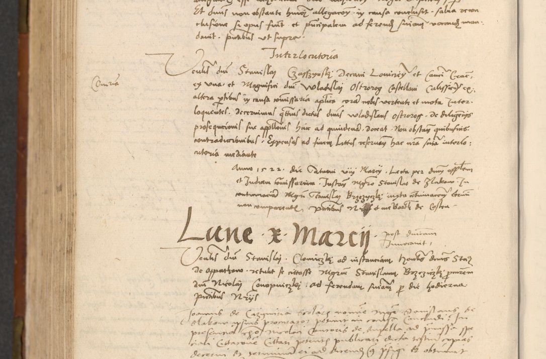 Zdjęcie nr 689 dla obiektu archiwalnego: In nomine Domini. Amen. Sub anno eiusdem Domini millesimo quingentesimo vigesimo, indicione octava, pontificatus sanctissimi in Christo patris et domini nostri domini Leonis divina providencia pape decimi moderni anno ad 19 Marcii durante septimo, acta actorum coram venerabili viro domino Thoma Rosznowski canonico et officiali generali Cracoviensi felicibus, sideribus continuantur atque exordium capiunt et Dii faveant ceptis