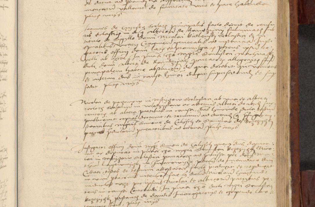 Zdjęcie nr 690 dla obiektu archiwalnego: In nomine Domini. Amen. Sub anno eiusdem Domini millesimo quingentesimo vigesimo, indicione octava, pontificatus sanctissimi in Christo patris et domini nostri domini Leonis divina providencia pape decimi moderni anno ad 19 Marcii durante septimo, acta actorum coram venerabili viro domino Thoma Rosznowski canonico et officiali generali Cracoviensi felicibus, sideribus continuantur atque exordium capiunt et Dii faveant ceptis