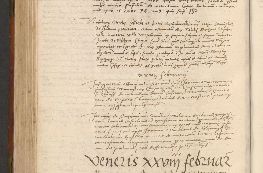 Zdjęcie nr 683 dla obiektu archiwalnego: In nomine Domini. Amen. Sub anno eiusdem Domini millesimo quingentesimo vigesimo, indicione octava, pontificatus sanctissimi in Christo patris et domini nostri domini Leonis divina providencia pape decimi moderni anno ad 19 Marcii durante septimo, acta actorum coram venerabili viro domino Thoma Rosznowski canonico et officiali generali Cracoviensi felicibus, sideribus continuantur atque exordium capiunt et Dii faveant ceptis