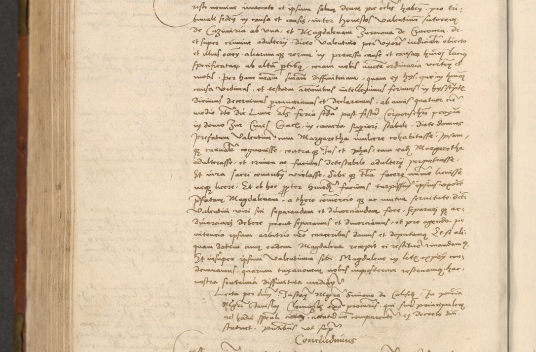 Zdjęcie nr 681 dla obiektu archiwalnego: In nomine Domini. Amen. Sub anno eiusdem Domini millesimo quingentesimo vigesimo, indicione octava, pontificatus sanctissimi in Christo patris et domini nostri domini Leonis divina providencia pape decimi moderni anno ad 19 Marcii durante septimo, acta actorum coram venerabili viro domino Thoma Rosznowski canonico et officiali generali Cracoviensi felicibus, sideribus continuantur atque exordium capiunt et Dii faveant ceptis