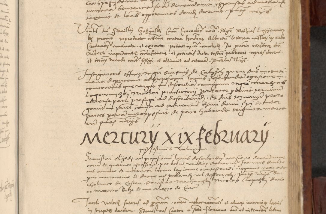 Zdjęcie nr 674 dla obiektu archiwalnego: In nomine Domini. Amen. Sub anno eiusdem Domini millesimo quingentesimo vigesimo, indicione octava, pontificatus sanctissimi in Christo patris et domini nostri domini Leonis divina providencia pape decimi moderni anno ad 19 Marcii durante septimo, acta actorum coram venerabili viro domino Thoma Rosznowski canonico et officiali generali Cracoviensi felicibus, sideribus continuantur atque exordium capiunt et Dii faveant ceptis