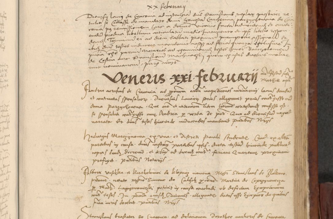 Zdjęcie nr 676 dla obiektu archiwalnego: In nomine Domini. Amen. Sub anno eiusdem Domini millesimo quingentesimo vigesimo, indicione octava, pontificatus sanctissimi in Christo patris et domini nostri domini Leonis divina providencia pape decimi moderni anno ad 19 Marcii durante septimo, acta actorum coram venerabili viro domino Thoma Rosznowski canonico et officiali generali Cracoviensi felicibus, sideribus continuantur atque exordium capiunt et Dii faveant ceptis