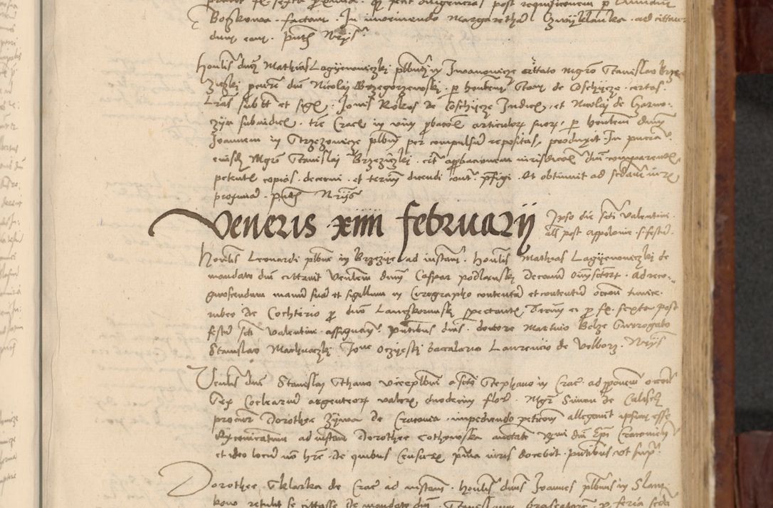 Zdjęcie nr 668 dla obiektu archiwalnego: In nomine Domini. Amen. Sub anno eiusdem Domini millesimo quingentesimo vigesimo, indicione octava, pontificatus sanctissimi in Christo patris et domini nostri domini Leonis divina providencia pape decimi moderni anno ad 19 Marcii durante septimo, acta actorum coram venerabili viro domino Thoma Rosznowski canonico et officiali generali Cracoviensi felicibus, sideribus continuantur atque exordium capiunt et Dii faveant ceptis