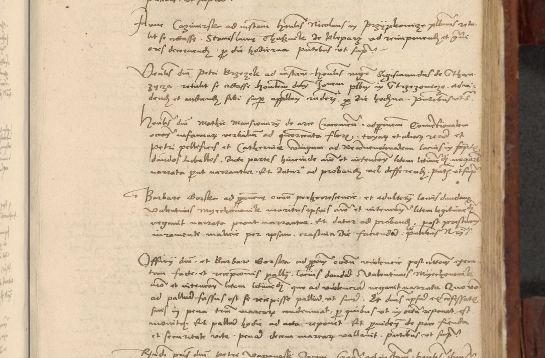 Zdjęcie nr 662 dla obiektu archiwalnego: In nomine Domini. Amen. Sub anno eiusdem Domini millesimo quingentesimo vigesimo, indicione octava, pontificatus sanctissimi in Christo patris et domini nostri domini Leonis divina providencia pape decimi moderni anno ad 19 Marcii durante septimo, acta actorum coram venerabili viro domino Thoma Rosznowski canonico et officiali generali Cracoviensi felicibus, sideribus continuantur atque exordium capiunt et Dii faveant ceptis