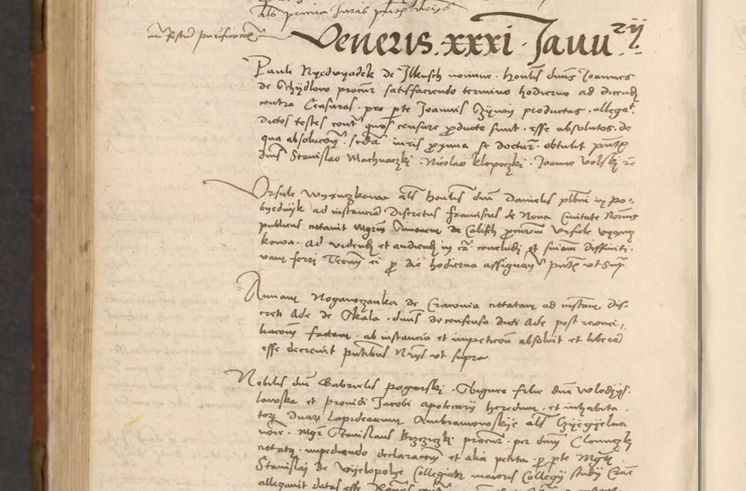Zdjęcie nr 655 dla obiektu archiwalnego: In nomine Domini. Amen. Sub anno eiusdem Domini millesimo quingentesimo vigesimo, indicione octava, pontificatus sanctissimi in Christo patris et domini nostri domini Leonis divina providencia pape decimi moderni anno ad 19 Marcii durante septimo, acta actorum coram venerabili viro domino Thoma Rosznowski canonico et officiali generali Cracoviensi felicibus, sideribus continuantur atque exordium capiunt et Dii faveant ceptis