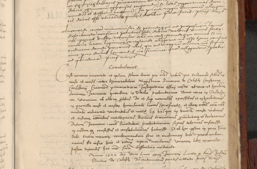 Zdjęcie nr 654 dla obiektu archiwalnego: In nomine Domini. Amen. Sub anno eiusdem Domini millesimo quingentesimo vigesimo, indicione octava, pontificatus sanctissimi in Christo patris et domini nostri domini Leonis divina providencia pape decimi moderni anno ad 19 Marcii durante septimo, acta actorum coram venerabili viro domino Thoma Rosznowski canonico et officiali generali Cracoviensi felicibus, sideribus continuantur atque exordium capiunt et Dii faveant ceptis