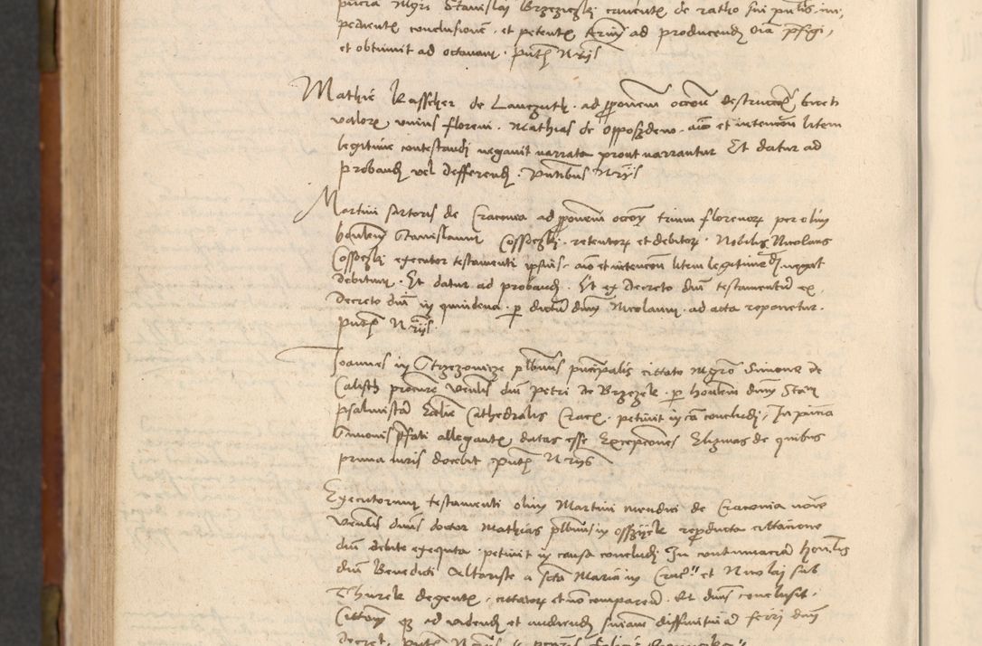 Zdjęcie nr 653 dla obiektu archiwalnego: In nomine Domini. Amen. Sub anno eiusdem Domini millesimo quingentesimo vigesimo, indicione octava, pontificatus sanctissimi in Christo patris et domini nostri domini Leonis divina providencia pape decimi moderni anno ad 19 Marcii durante septimo, acta actorum coram venerabili viro domino Thoma Rosznowski canonico et officiali generali Cracoviensi felicibus, sideribus continuantur atque exordium capiunt et Dii faveant ceptis