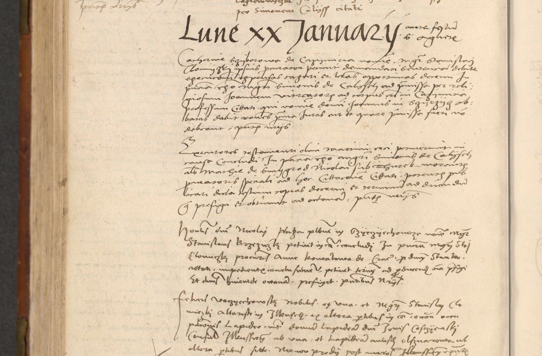 Zdjęcie nr 647 dla obiektu archiwalnego: In nomine Domini. Amen. Sub anno eiusdem Domini millesimo quingentesimo vigesimo, indicione octava, pontificatus sanctissimi in Christo patris et domini nostri domini Leonis divina providencia pape decimi moderni anno ad 19 Marcii durante septimo, acta actorum coram venerabili viro domino Thoma Rosznowski canonico et officiali generali Cracoviensi felicibus, sideribus continuantur atque exordium capiunt et Dii faveant ceptis