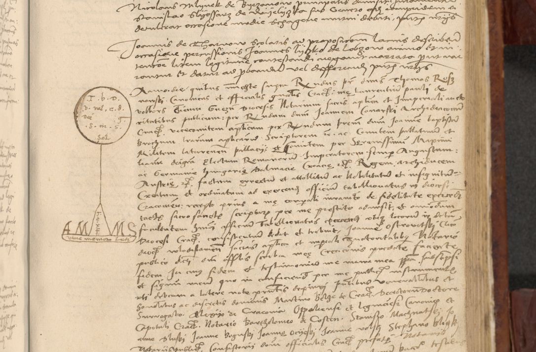 Zdjęcie nr 644 dla obiektu archiwalnego: In nomine Domini. Amen. Sub anno eiusdem Domini millesimo quingentesimo vigesimo, indicione octava, pontificatus sanctissimi in Christo patris et domini nostri domini Leonis divina providencia pape decimi moderni anno ad 19 Marcii durante septimo, acta actorum coram venerabili viro domino Thoma Rosznowski canonico et officiali generali Cracoviensi felicibus, sideribus continuantur atque exordium capiunt et Dii faveant ceptis