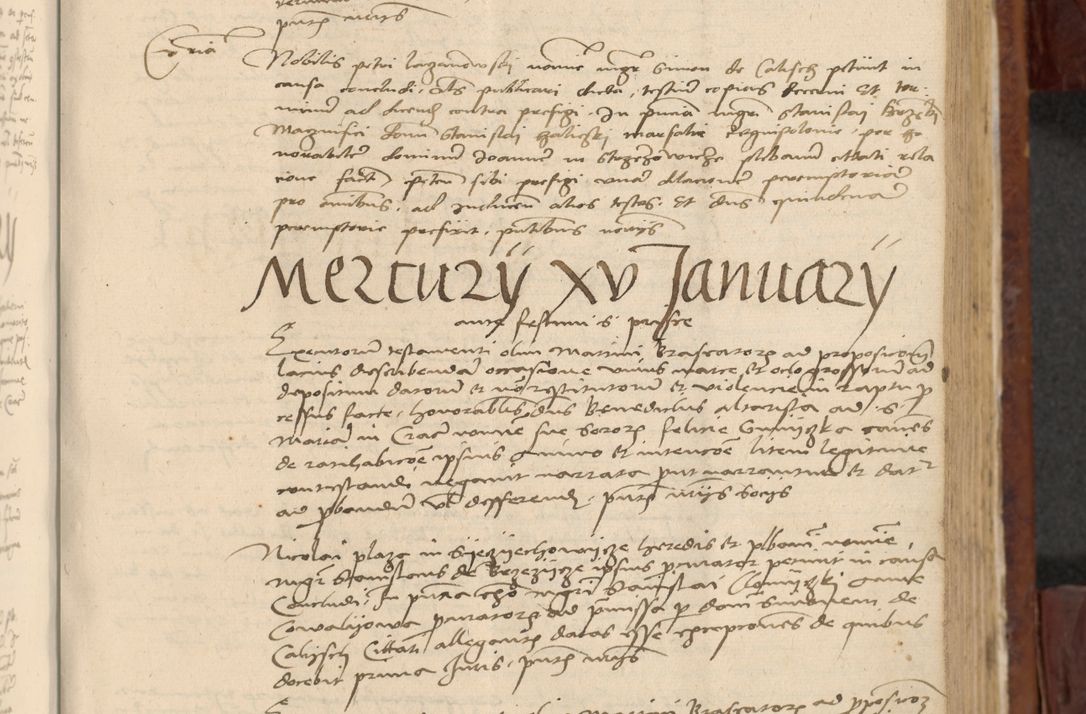 Zdjęcie nr 640 dla obiektu archiwalnego: In nomine Domini. Amen. Sub anno eiusdem Domini millesimo quingentesimo vigesimo, indicione octava, pontificatus sanctissimi in Christo patris et domini nostri domini Leonis divina providencia pape decimi moderni anno ad 19 Marcii durante septimo, acta actorum coram venerabili viro domino Thoma Rosznowski canonico et officiali generali Cracoviensi felicibus, sideribus continuantur atque exordium capiunt et Dii faveant ceptis