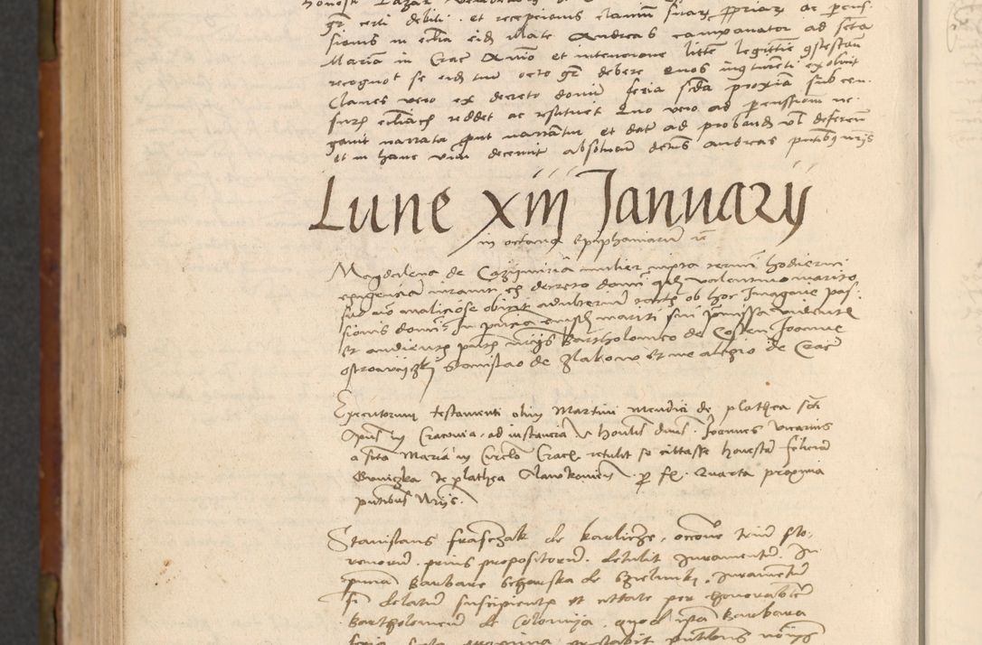 Zdjęcie nr 639 dla obiektu archiwalnego: In nomine Domini. Amen. Sub anno eiusdem Domini millesimo quingentesimo vigesimo, indicione octava, pontificatus sanctissimi in Christo patris et domini nostri domini Leonis divina providencia pape decimi moderni anno ad 19 Marcii durante septimo, acta actorum coram venerabili viro domino Thoma Rosznowski canonico et officiali generali Cracoviensi felicibus, sideribus continuantur atque exordium capiunt et Dii faveant ceptis