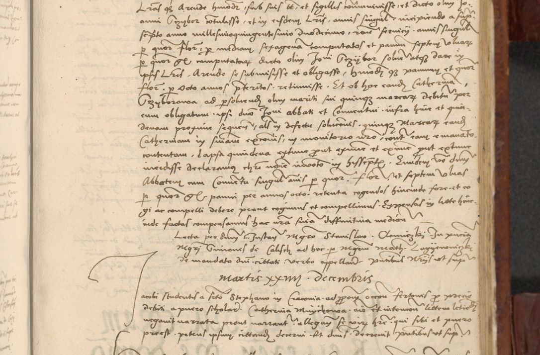 Zdjęcie nr 632 dla obiektu archiwalnego: In nomine Domini. Amen. Sub anno eiusdem Domini millesimo quingentesimo vigesimo, indicione octava, pontificatus sanctissimi in Christo patris et domini nostri domini Leonis divina providencia pape decimi moderni anno ad 19 Marcii durante septimo, acta actorum coram venerabili viro domino Thoma Rosznowski canonico et officiali generali Cracoviensi felicibus, sideribus continuantur atque exordium capiunt et Dii faveant ceptis