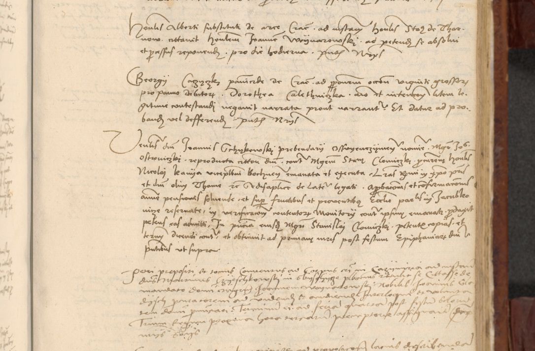 Zdjęcie nr 630 dla obiektu archiwalnego: In nomine Domini. Amen. Sub anno eiusdem Domini millesimo quingentesimo vigesimo, indicione octava, pontificatus sanctissimi in Christo patris et domini nostri domini Leonis divina providencia pape decimi moderni anno ad 19 Marcii durante septimo, acta actorum coram venerabili viro domino Thoma Rosznowski canonico et officiali generali Cracoviensi felicibus, sideribus continuantur atque exordium capiunt et Dii faveant ceptis