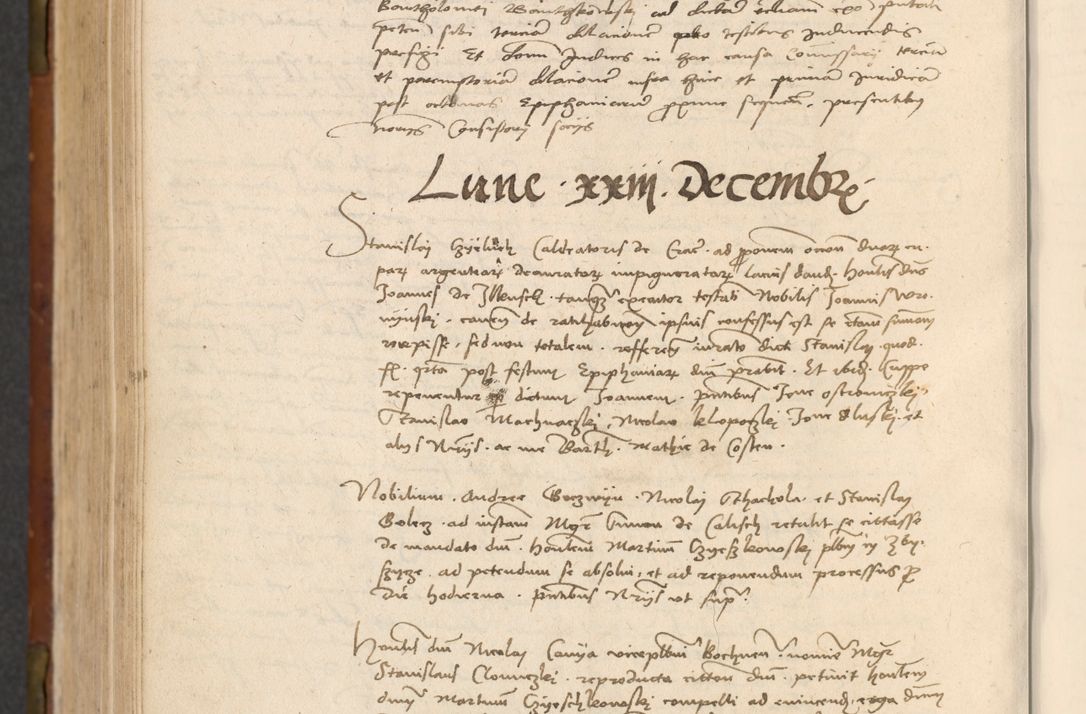 Zdjęcie nr 629 dla obiektu archiwalnego: In nomine Domini. Amen. Sub anno eiusdem Domini millesimo quingentesimo vigesimo, indicione octava, pontificatus sanctissimi in Christo patris et domini nostri domini Leonis divina providencia pape decimi moderni anno ad 19 Marcii durante septimo, acta actorum coram venerabili viro domino Thoma Rosznowski canonico et officiali generali Cracoviensi felicibus, sideribus continuantur atque exordium capiunt et Dii faveant ceptis