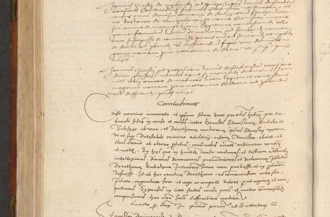 Zdjęcie nr 627 dla obiektu archiwalnego: In nomine Domini. Amen. Sub anno eiusdem Domini millesimo quingentesimo vigesimo, indicione octava, pontificatus sanctissimi in Christo patris et domini nostri domini Leonis divina providencia pape decimi moderni anno ad 19 Marcii durante septimo, acta actorum coram venerabili viro domino Thoma Rosznowski canonico et officiali generali Cracoviensi felicibus, sideribus continuantur atque exordium capiunt et Dii faveant ceptis