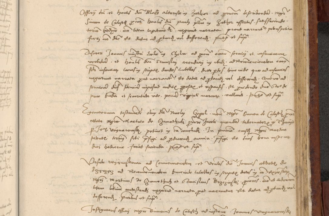 Zdjęcie nr 980 dla obiektu archiwalnego: In nomine Domini. Amen. Sub anno eiusdem Domini millesimo quingentesimo vigesimo, indicione octava, pontificatus sanctissimi in Christo patris et domini nostri domini Leonis divina providencia pape decimi moderni anno ad 19 Marcii durante septimo, acta actorum coram venerabili viro domino Thoma Rosznowski canonico et officiali generali Cracoviensi felicibus, sideribus continuantur atque exordium capiunt et Dii faveant ceptis