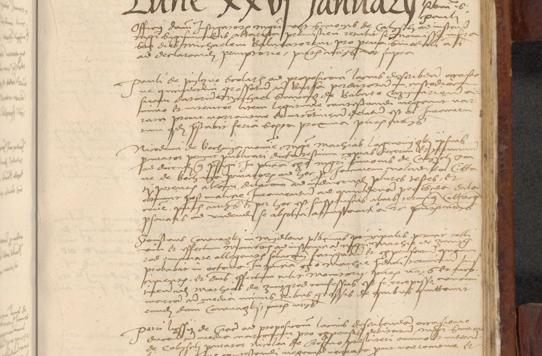 Zdjęcie nr 978 dla obiektu archiwalnego: In nomine Domini. Amen. Sub anno eiusdem Domini millesimo quingentesimo vigesimo, indicione octava, pontificatus sanctissimi in Christo patris et domini nostri domini Leonis divina providencia pape decimi moderni anno ad 19 Marcii durante septimo, acta actorum coram venerabili viro domino Thoma Rosznowski canonico et officiali generali Cracoviensi felicibus, sideribus continuantur atque exordium capiunt et Dii faveant ceptis