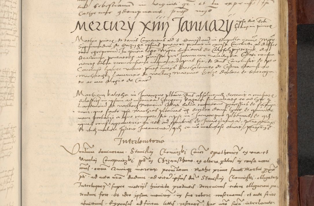 Zdjęcie nr 970 dla obiektu archiwalnego: In nomine Domini. Amen. Sub anno eiusdem Domini millesimo quingentesimo vigesimo, indicione octava, pontificatus sanctissimi in Christo patris et domini nostri domini Leonis divina providencia pape decimi moderni anno ad 19 Marcii durante septimo, acta actorum coram venerabili viro domino Thoma Rosznowski canonico et officiali generali Cracoviensi felicibus, sideribus continuantur atque exordium capiunt et Dii faveant ceptis