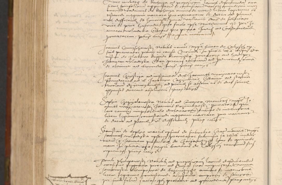 Zdjęcie nr 967 dla obiektu archiwalnego: In nomine Domini. Amen. Sub anno eiusdem Domini millesimo quingentesimo vigesimo, indicione octava, pontificatus sanctissimi in Christo patris et domini nostri domini Leonis divina providencia pape decimi moderni anno ad 19 Marcii durante septimo, acta actorum coram venerabili viro domino Thoma Rosznowski canonico et officiali generali Cracoviensi felicibus, sideribus continuantur atque exordium capiunt et Dii faveant ceptis