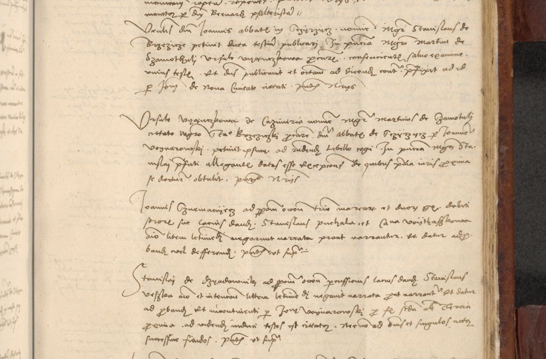 Zdjęcie nr 966 dla obiektu archiwalnego: In nomine Domini. Amen. Sub anno eiusdem Domini millesimo quingentesimo vigesimo, indicione octava, pontificatus sanctissimi in Christo patris et domini nostri domini Leonis divina providencia pape decimi moderni anno ad 19 Marcii durante septimo, acta actorum coram venerabili viro domino Thoma Rosznowski canonico et officiali generali Cracoviensi felicibus, sideribus continuantur atque exordium capiunt et Dii faveant ceptis