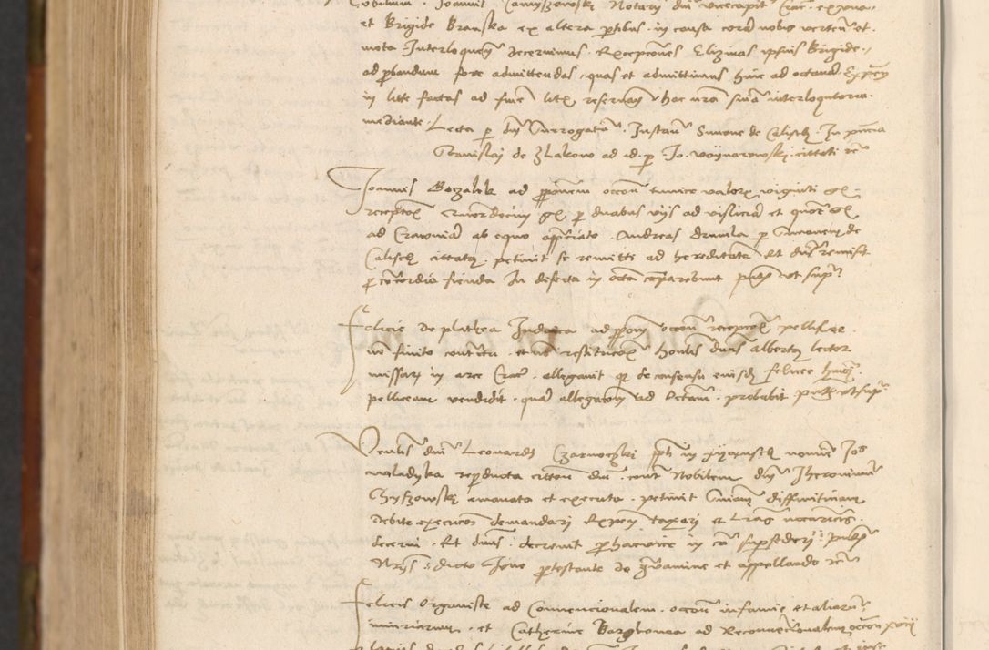 Zdjęcie nr 949 dla obiektu archiwalnego: In nomine Domini. Amen. Sub anno eiusdem Domini millesimo quingentesimo vigesimo, indicione octava, pontificatus sanctissimi in Christo patris et domini nostri domini Leonis divina providencia pape decimi moderni anno ad 19 Marcii durante septimo, acta actorum coram venerabili viro domino Thoma Rosznowski canonico et officiali generali Cracoviensi felicibus, sideribus continuantur atque exordium capiunt et Dii faveant ceptis