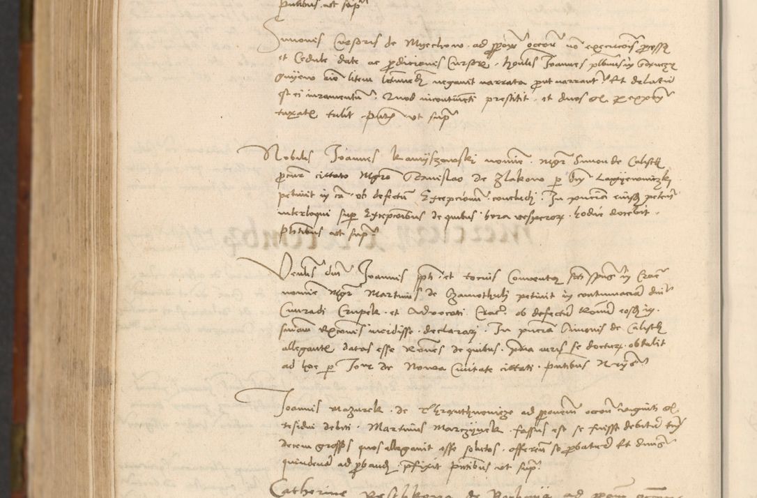 Zdjęcie nr 945 dla obiektu archiwalnego: In nomine Domini. Amen. Sub anno eiusdem Domini millesimo quingentesimo vigesimo, indicione octava, pontificatus sanctissimi in Christo patris et domini nostri domini Leonis divina providencia pape decimi moderni anno ad 19 Marcii durante septimo, acta actorum coram venerabili viro domino Thoma Rosznowski canonico et officiali generali Cracoviensi felicibus, sideribus continuantur atque exordium capiunt et Dii faveant ceptis