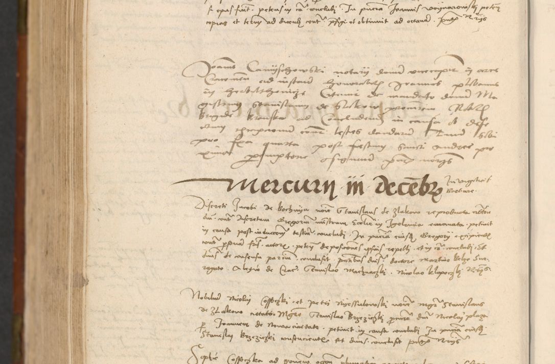 Zdjęcie nr 939 dla obiektu archiwalnego: In nomine Domini. Amen. Sub anno eiusdem Domini millesimo quingentesimo vigesimo, indicione octava, pontificatus sanctissimi in Christo patris et domini nostri domini Leonis divina providencia pape decimi moderni anno ad 19 Marcii durante septimo, acta actorum coram venerabili viro domino Thoma Rosznowski canonico et officiali generali Cracoviensi felicibus, sideribus continuantur atque exordium capiunt et Dii faveant ceptis