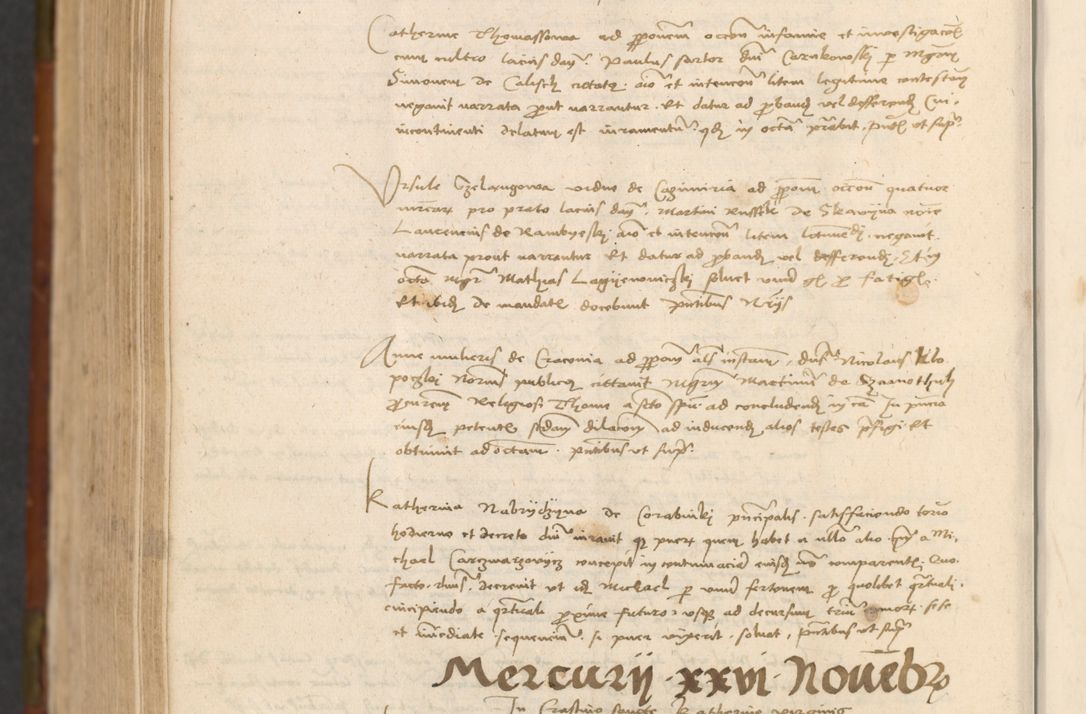 Zdjęcie nr 933 dla obiektu archiwalnego: In nomine Domini. Amen. Sub anno eiusdem Domini millesimo quingentesimo vigesimo, indicione octava, pontificatus sanctissimi in Christo patris et domini nostri domini Leonis divina providencia pape decimi moderni anno ad 19 Marcii durante septimo, acta actorum coram venerabili viro domino Thoma Rosznowski canonico et officiali generali Cracoviensi felicibus, sideribus continuantur atque exordium capiunt et Dii faveant ceptis