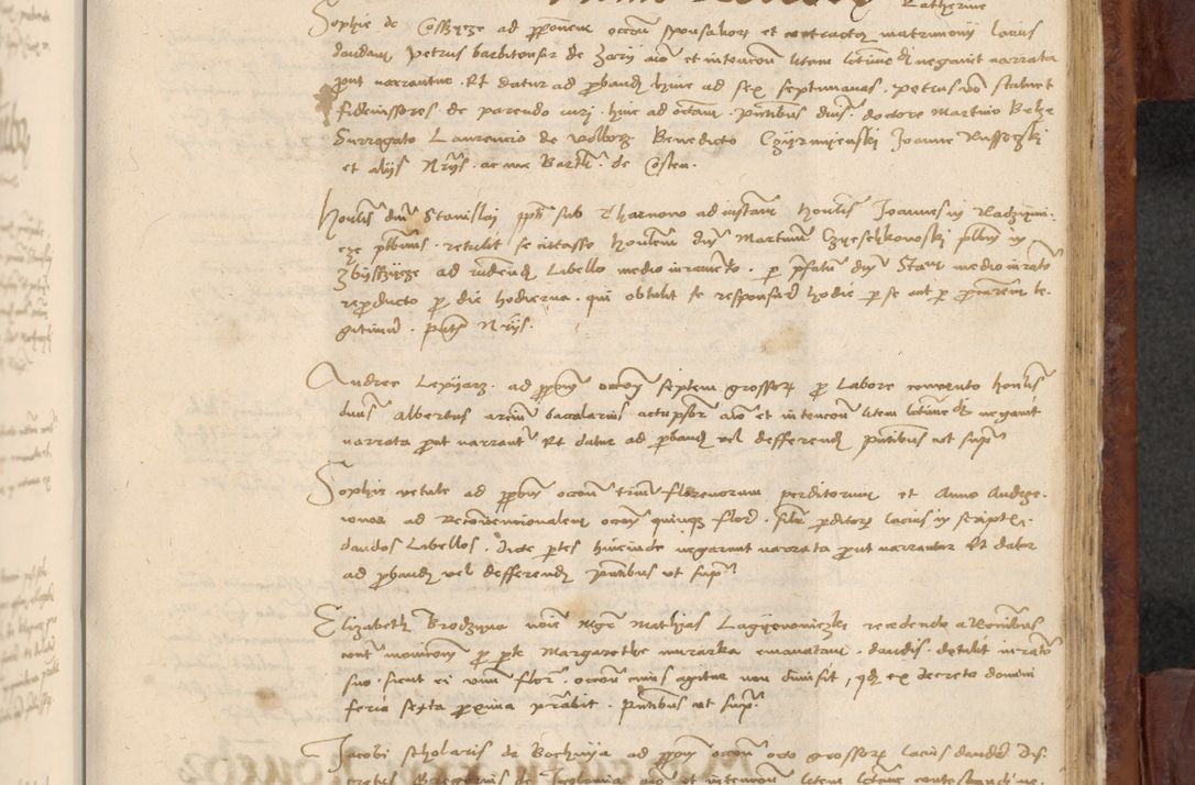 Zdjęcie nr 932 dla obiektu archiwalnego: In nomine Domini. Amen. Sub anno eiusdem Domini millesimo quingentesimo vigesimo, indicione octava, pontificatus sanctissimi in Christo patris et domini nostri domini Leonis divina providencia pape decimi moderni anno ad 19 Marcii durante septimo, acta actorum coram venerabili viro domino Thoma Rosznowski canonico et officiali generali Cracoviensi felicibus, sideribus continuantur atque exordium capiunt et Dii faveant ceptis