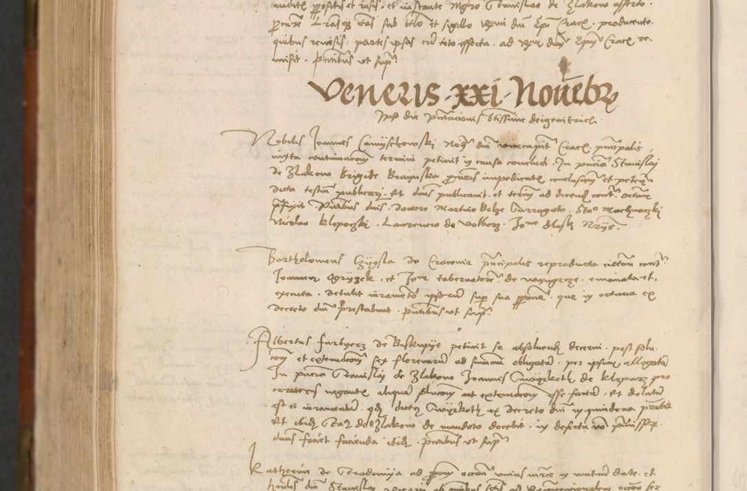 Zdjęcie nr 931 dla obiektu archiwalnego: In nomine Domini. Amen. Sub anno eiusdem Domini millesimo quingentesimo vigesimo, indicione octava, pontificatus sanctissimi in Christo patris et domini nostri domini Leonis divina providencia pape decimi moderni anno ad 19 Marcii durante septimo, acta actorum coram venerabili viro domino Thoma Rosznowski canonico et officiali generali Cracoviensi felicibus, sideribus continuantur atque exordium capiunt et Dii faveant ceptis