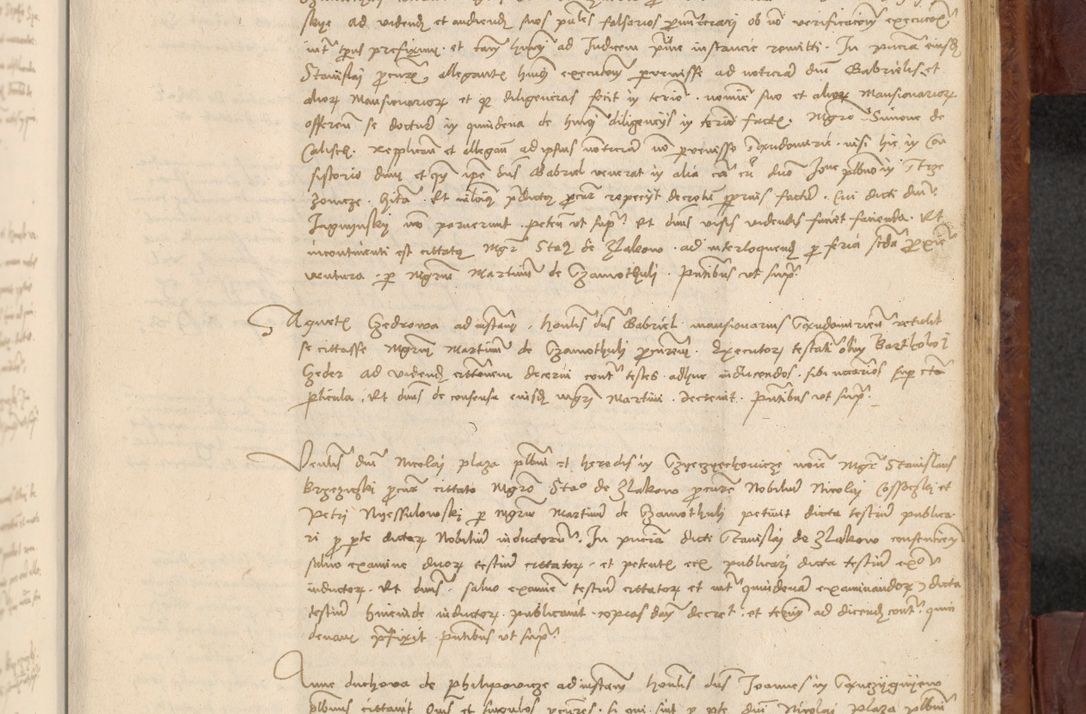 Zdjęcie nr 918 dla obiektu archiwalnego: In nomine Domini. Amen. Sub anno eiusdem Domini millesimo quingentesimo vigesimo, indicione octava, pontificatus sanctissimi in Christo patris et domini nostri domini Leonis divina providencia pape decimi moderni anno ad 19 Marcii durante septimo, acta actorum coram venerabili viro domino Thoma Rosznowski canonico et officiali generali Cracoviensi felicibus, sideribus continuantur atque exordium capiunt et Dii faveant ceptis