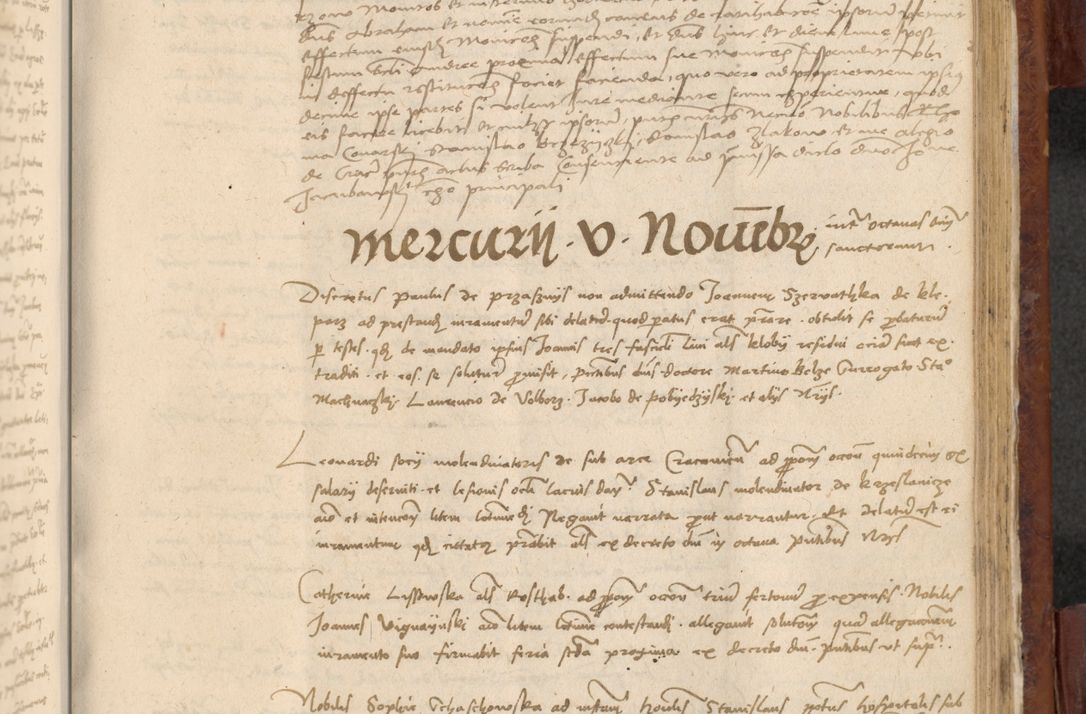 Zdjęcie nr 916 dla obiektu archiwalnego: In nomine Domini. Amen. Sub anno eiusdem Domini millesimo quingentesimo vigesimo, indicione octava, pontificatus sanctissimi in Christo patris et domini nostri domini Leonis divina providencia pape decimi moderni anno ad 19 Marcii durante septimo, acta actorum coram venerabili viro domino Thoma Rosznowski canonico et officiali generali Cracoviensi felicibus, sideribus continuantur atque exordium capiunt et Dii faveant ceptis