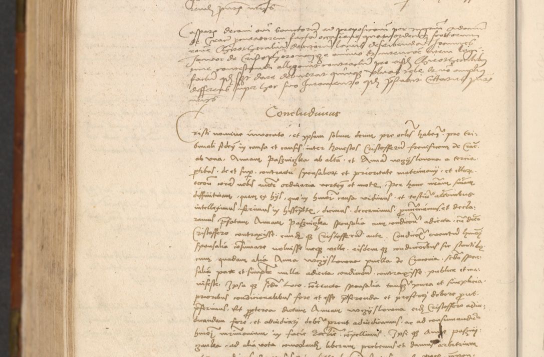 Zdjęcie nr 913 dla obiektu archiwalnego: In nomine Domini. Amen. Sub anno eiusdem Domini millesimo quingentesimo vigesimo, indicione octava, pontificatus sanctissimi in Christo patris et domini nostri domini Leonis divina providencia pape decimi moderni anno ad 19 Marcii durante septimo, acta actorum coram venerabili viro domino Thoma Rosznowski canonico et officiali generali Cracoviensi felicibus, sideribus continuantur atque exordium capiunt et Dii faveant ceptis