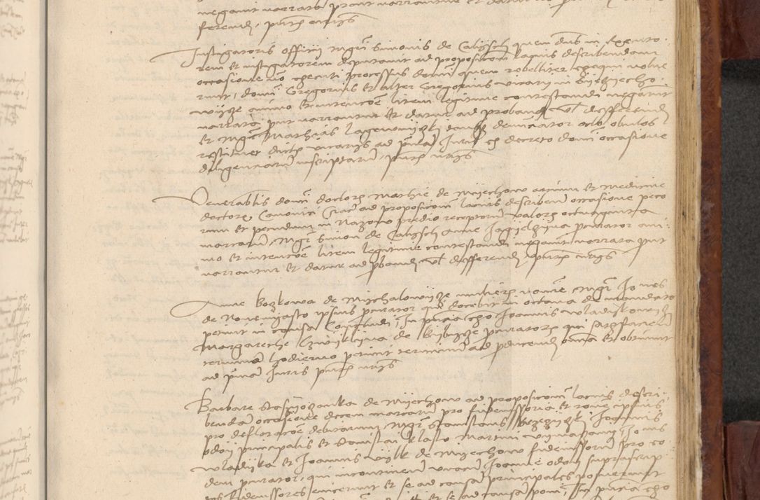 Zdjęcie nr 910 dla obiektu archiwalnego: In nomine Domini. Amen. Sub anno eiusdem Domini millesimo quingentesimo vigesimo, indicione octava, pontificatus sanctissimi in Christo patris et domini nostri domini Leonis divina providencia pape decimi moderni anno ad 19 Marcii durante septimo, acta actorum coram venerabili viro domino Thoma Rosznowski canonico et officiali generali Cracoviensi felicibus, sideribus continuantur atque exordium capiunt et Dii faveant ceptis