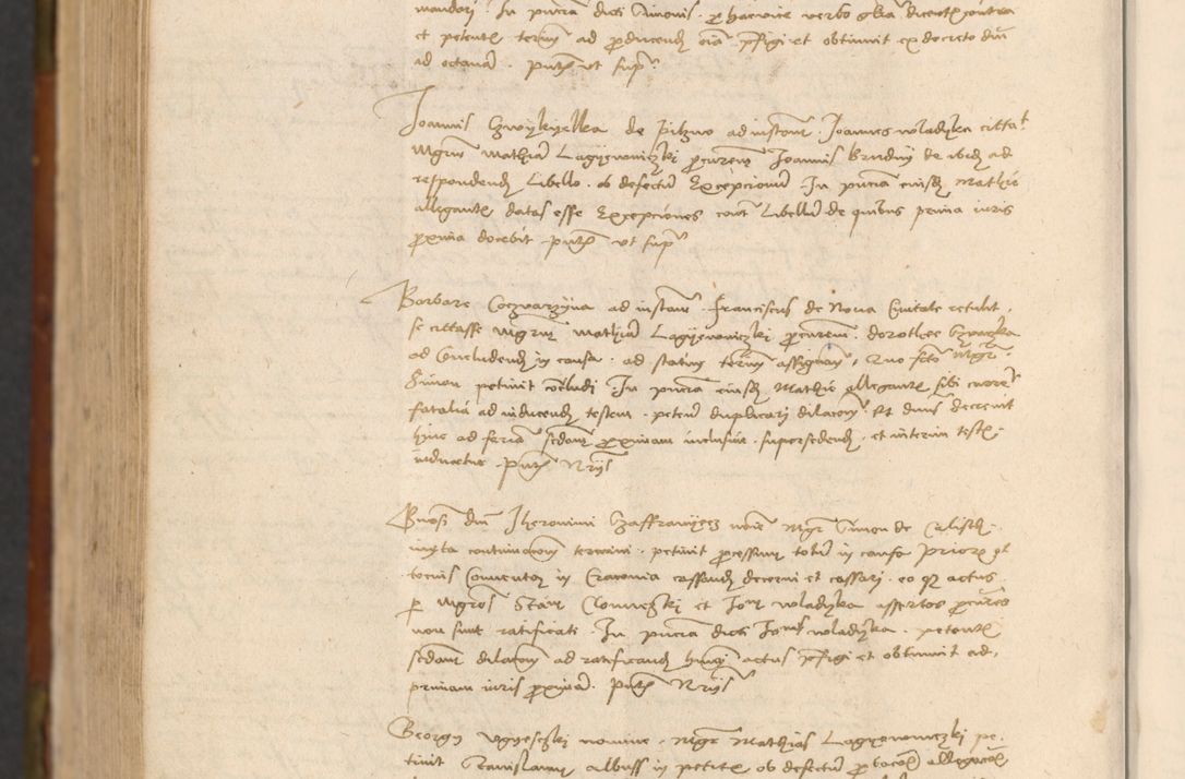 Zdjęcie nr 887 dla obiektu archiwalnego: In nomine Domini. Amen. Sub anno eiusdem Domini millesimo quingentesimo vigesimo, indicione octava, pontificatus sanctissimi in Christo patris et domini nostri domini Leonis divina providencia pape decimi moderni anno ad 19 Marcii durante septimo, acta actorum coram venerabili viro domino Thoma Rosznowski canonico et officiali generali Cracoviensi felicibus, sideribus continuantur atque exordium capiunt et Dii faveant ceptis