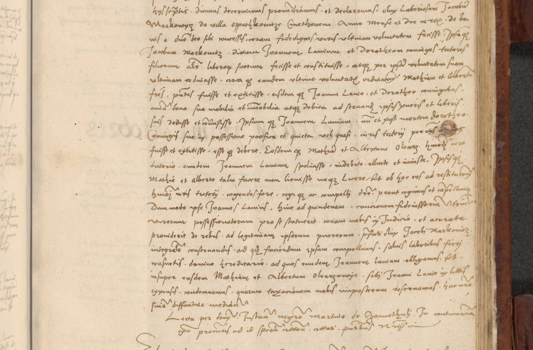 Zdjęcie nr 884 dla obiektu archiwalnego: In nomine Domini. Amen. Sub anno eiusdem Domini millesimo quingentesimo vigesimo, indicione octava, pontificatus sanctissimi in Christo patris et domini nostri domini Leonis divina providencia pape decimi moderni anno ad 19 Marcii durante septimo, acta actorum coram venerabili viro domino Thoma Rosznowski canonico et officiali generali Cracoviensi felicibus, sideribus continuantur atque exordium capiunt et Dii faveant ceptis