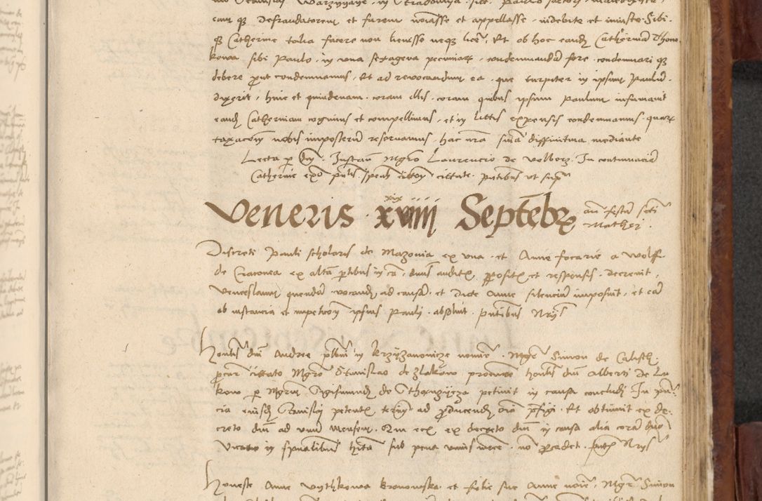 Zdjęcie nr 878 dla obiektu archiwalnego: In nomine Domini. Amen. Sub anno eiusdem Domini millesimo quingentesimo vigesimo, indicione octava, pontificatus sanctissimi in Christo patris et domini nostri domini Leonis divina providencia pape decimi moderni anno ad 19 Marcii durante septimo, acta actorum coram venerabili viro domino Thoma Rosznowski canonico et officiali generali Cracoviensi felicibus, sideribus continuantur atque exordium capiunt et Dii faveant ceptis