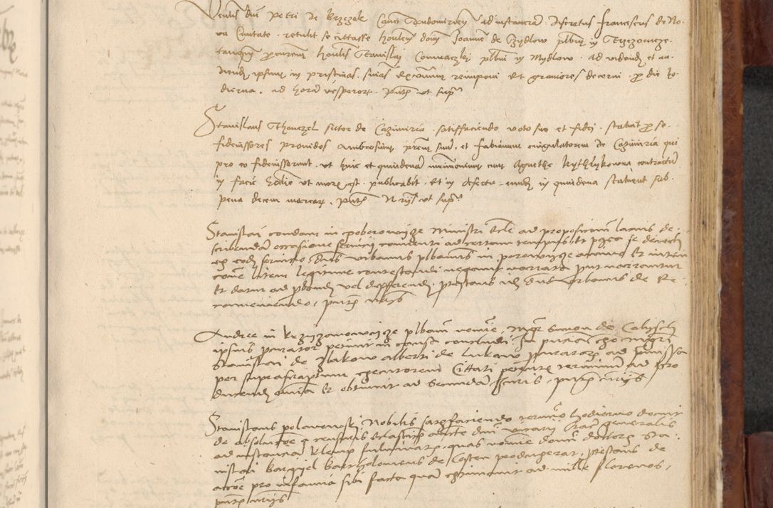 Zdjęcie nr 874 dla obiektu archiwalnego: In nomine Domini. Amen. Sub anno eiusdem Domini millesimo quingentesimo vigesimo, indicione octava, pontificatus sanctissimi in Christo patris et domini nostri domini Leonis divina providencia pape decimi moderni anno ad 19 Marcii durante septimo, acta actorum coram venerabili viro domino Thoma Rosznowski canonico et officiali generali Cracoviensi felicibus, sideribus continuantur atque exordium capiunt et Dii faveant ceptis