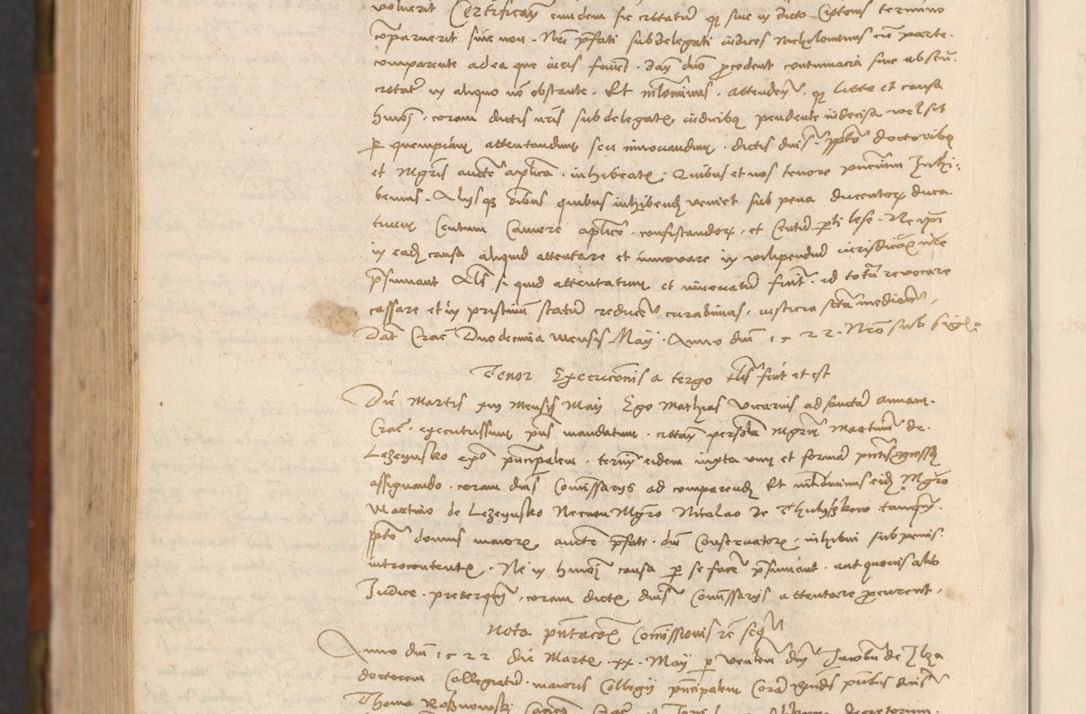 Zdjęcie nr 871 dla obiektu archiwalnego: In nomine Domini. Amen. Sub anno eiusdem Domini millesimo quingentesimo vigesimo, indicione octava, pontificatus sanctissimi in Christo patris et domini nostri domini Leonis divina providencia pape decimi moderni anno ad 19 Marcii durante septimo, acta actorum coram venerabili viro domino Thoma Rosznowski canonico et officiali generali Cracoviensi felicibus, sideribus continuantur atque exordium capiunt et Dii faveant ceptis